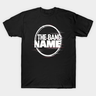 The band name AJR Glitch Effect T-Shirt